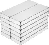 Brute Force Sterke blokmagneten - Schijfmagneten Whiteboard Koelkast Magneet – N35 25mm x 8mm - 50 Stuks
