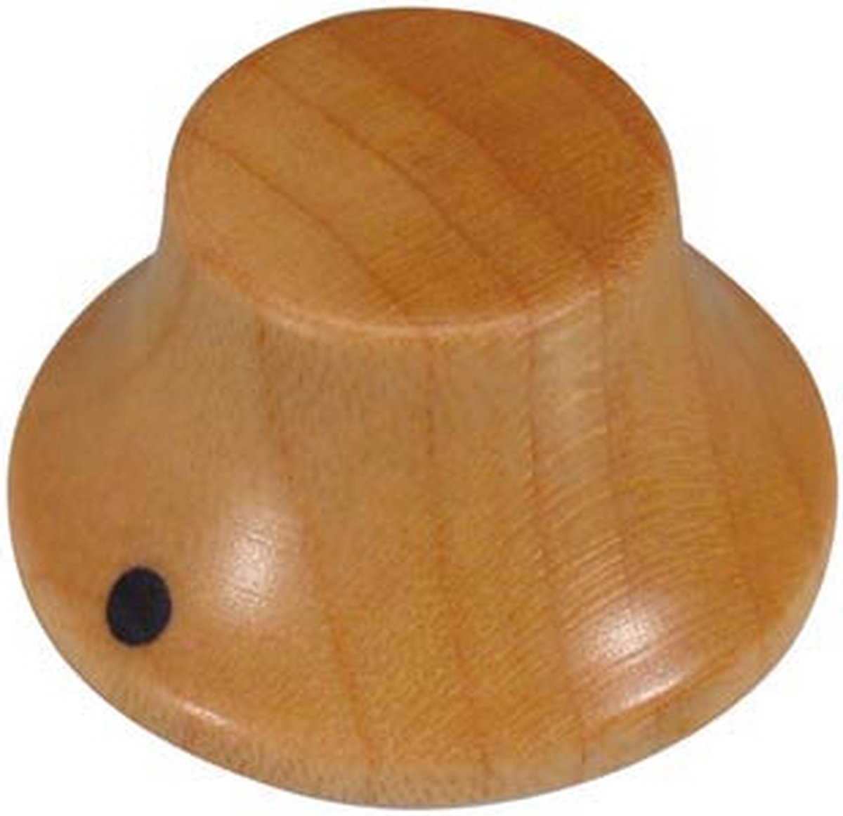 bell knob, wood, Stallion, with pointer, 25x14mm, maple