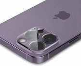 Spigen - Apple iPhone 14 Pro / 14 Pro Max camera lens screenprotector - Clear - 2 pack