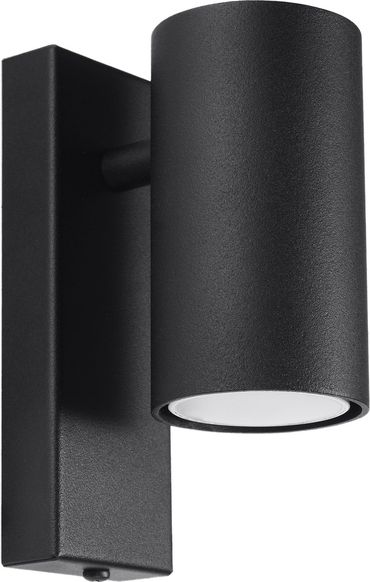 Light Your Home Designer's Lightbox Shades Wandlamp - - Metaal - 1xGU10 - Woonkamer - Eetkamer - Black