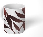 Mug - Tasse à café - Feuilles - Design - Abstrait - Tasses - 350 ML - Tasse - Tasses à café - Tasse à thé