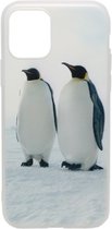 ADEL Siliconen Back Cover hoesje Geschikt Voor iPhone 11 Pro Max - Pinguins