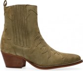 Van Dalen  - Isabelle Western Suede - Green - 38