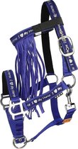 Epplejeck Halter With Fly Browband Ain't That Cute - Blauw - mini Shetland