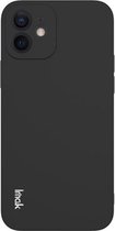 IMAK UC-2-serie schokbestendige volledige dekking zachte TPU-hoes voor iPhone 12 mini (zwart)