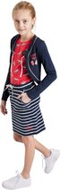 meisjes rok tricot gestreept ananas print | Maat 188/ 18Y