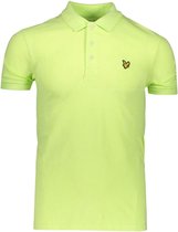 Lyle & Scott - Heren Polo SS Plain Polo Shirt - Groen - Maat S