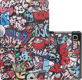 Etui Samsung Galaxy Tab A7 Lite Etui Rigide Etui Livre Etui Graffiti