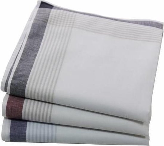 Swan Luxe Heren zakdoeken Charlie - 6 stuks
