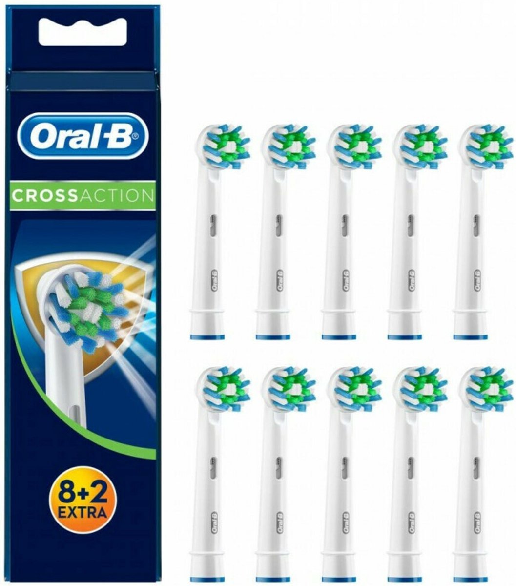 Oral-B Opzetborstels Cross Action 10 stuks