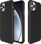 Apple iPhone 11 Pro Hoesje - Mobigear - Anti-Slip Serie - Hard Kunststof Backcover - Zwart - Hoesje Geschikt Voor Apple iPhone 11 Pro