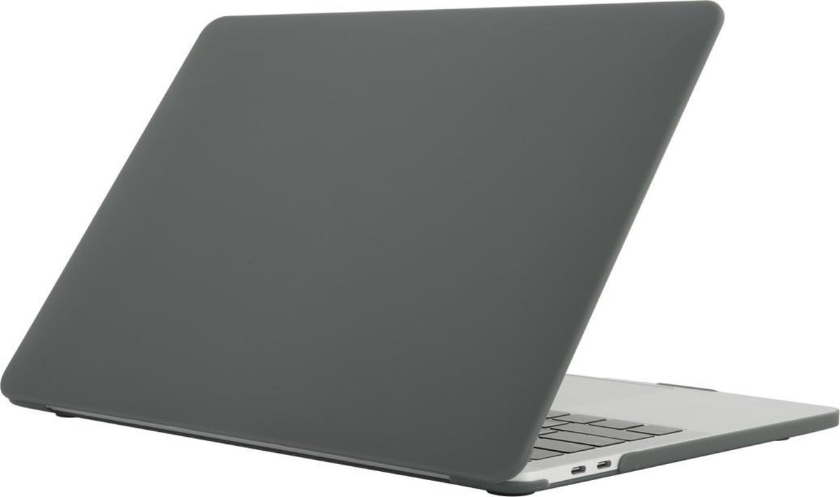 By Qubix MacBook Pro Touchbar 13 inch case - 2020 model - Donkergroen MacBook case Laptop cover Macbook cover hoes hardcase