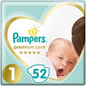 Pampers Premium Care Couches Taille 1 - 52 Couches