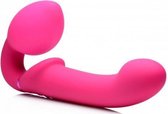 G-Pulse Vibrerende Strapless Dildo Met Afstandsbediening- Roze - Sextoys - Dildo's