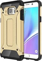 Voor Galaxy Note 5 / N920 Tough Armor TPU + PC combinatiebehuizing (goud)