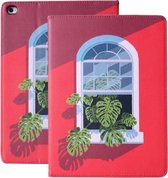 Voor iPad Pro 11 (2018) Cross Texture Horizontale Flip PU lederen tas met houder & Slaap / Wekfunctie (Window Plant)