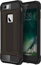 Voor iPhone 8 Plus en 7 Plus Tough Armor TPU + pc-combinatiehoes (zwart)