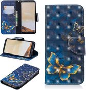 3D Gekleurde Tekening Patroon Horizontale Flip Leren Case voor Samsung Galaxy S8, met Houder & Kaartsleuven & Portemonnee (Vlinder)