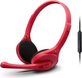 Edifier K550 3,5 mm stekker Bedrade draadbediening Stereo computerspel Headset met microfoon, kabellengte: 2 m (China rood)