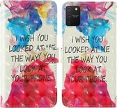 Voor Samsung Galaxy S10e 3D-schilderij Gekleurde tekening Patroon Horizontaal Flip TPU + PU lederen tas met houder & kaartsleuven & portemonnee & lanyard (Engels alfabet)