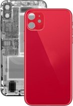 Glazen batterij-achterklep voor iPhone 11 (rood)