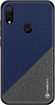 PINWUYO Honors Series schokbestendige pc + TPU beschermhoes voor Xiaomi Redmi 7 (blauw)