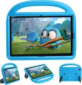 Voor Huawei MediaPad M5 / M6 10.8 Sparrow Pattern EVA Kinderen schokbestendige beschermhoes met opvouwbare houder (blauw)