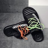 Mode Ademend Mesh Antislip Slijtvaste Pantoffels voor Heren (Kleur: Zwart Maat: 41)