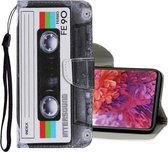 Voor Samsung Galaxy S20 FE 5G / S20 Lite Gekleurde Tekening Patroon Horizontale Flip PU Lederen Case met Houder & Kaartsleuven & Portemonnee & Lanyard (Tape)