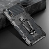 Voor Samsung Galaxy A01 (EU-versie) Armor Warrior schokbestendige pc + TPU beschermhoes (grijs)