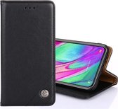 Voor Samsung Galaxy S10 Lite niet-magnetische retro textuur horizontale flip lederen tas met houder & kaartsleuven & portemonnee (zwart)