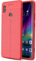 Litchi Texture TPU schokbestendig hoesje voor Huawei Honor Note 10 (rood)