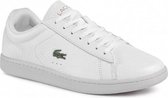 Lacoste Carnaby Evo 2 SMA Heren Sneakers - White/Black - Maat 46.5