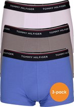 Tommy Hilfiger boxershorts (3-pack) - blauw - grijs en lila -  Maat: M