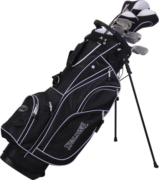 Foto: Volledige golfset spalding true black heren staal rechtshandig