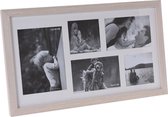 Fotolijst hout voor 5 fotos 45x27cm