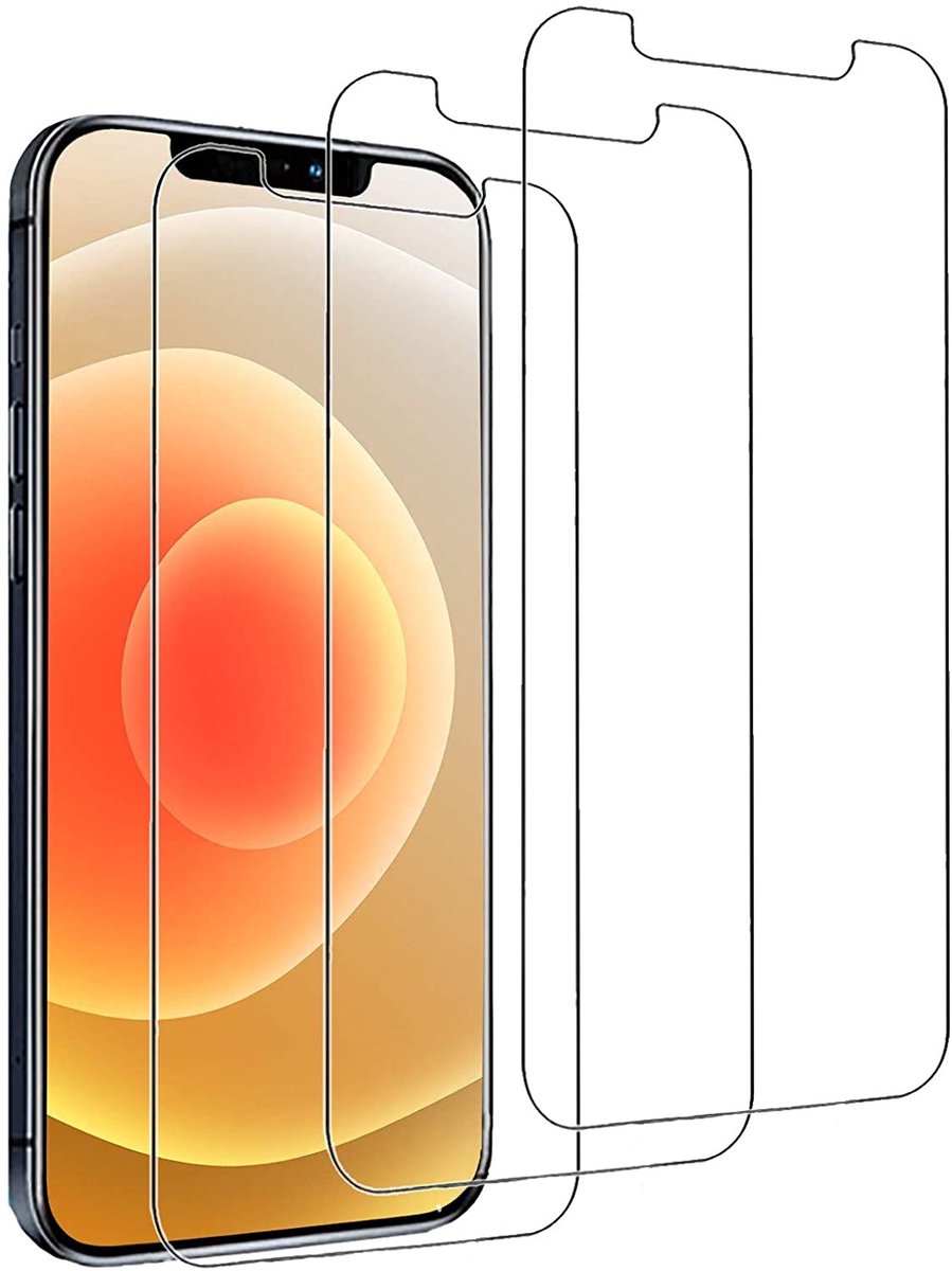 Screenprotector Geschikt voor 12 / 12 Pro Screenprotector - 3 Stuks - Glazen tempered glass