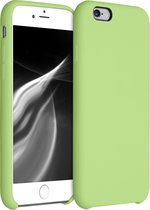 kwmobile telefoonhoesje voor Apple iPhone 6 / 6S - Hoesje met siliconen coating - Smartphone case in tomatillo groen