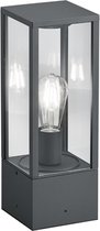LED Tuinverlichting - Staande Buitenlamp - Iona Garinola - E27 Fitting - Mat Zwart - Aluminium