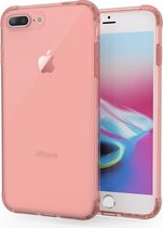 Transparante TPU Airbag Shockproof Case voor iPhone 8 Plus & 7 Plus (Rose Gold)