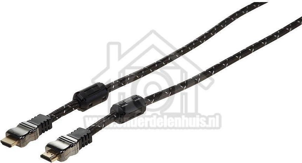 Masterfiks HDMI 1.4 Kabel HDMI A Male <-> HDMI A Male 5.0 Meter, High Speed met Ethernet,
