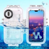 HAWEEL 40m / 130ft waterdichte duikbehuizing Foto-video nemen onderwater beschermhoes voor Huawei P20 (transparant)