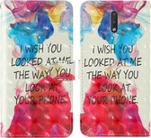 Voor Nokia 2.3 3D-schilderij Gekleurd tekeningpatroon Horizontaal Flip TPU + PU-lederen hoes met houder & kaartsleuven & portemonnee & lanyard (Engels alfabet)