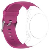 Smart Watch siliconen polsband horlogeband voor Garmin Approach S3 (rose rood)