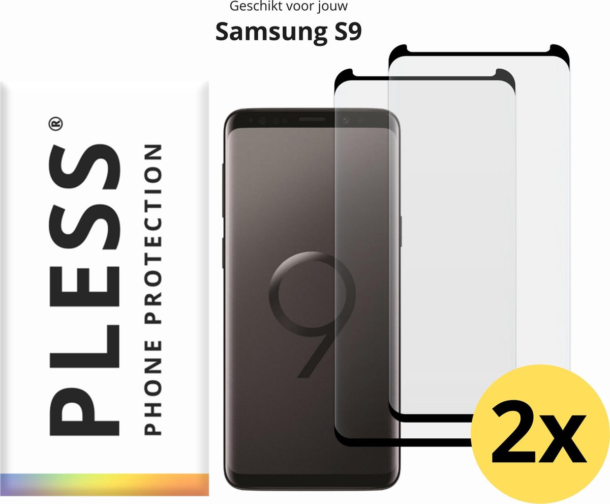 Samsung S9 Screenprotector Glas - 2x - Pless®