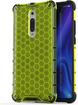 Voor Xiaomi Redmi K20 / K20 Pro / Mi 9T schokbestendige honingraat pc + TPU beschermhoes (groen)