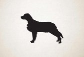 Silhouette hond - Picardy Spaniel - Picardische spaniël - L - 75x105cm - Zwart - wanddecoratie