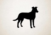 Silhouette hond - Mcnab - S - 45x54cm - Zwart - wanddecoratie