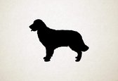 Silhouette hond - Golden Retriever - Golden retriever - S - 43x60cm - Zwart - wanddecoratie