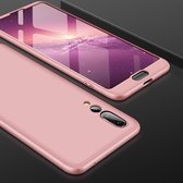 Let op type!! GKK voor beschermhoes voor de volledige voor 360 graden van Huawei P20 Pro PC Back-Cover(Black)